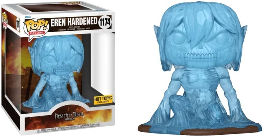 Attack On Titan Eren Yaeger Hardened Deluxe Exclusive Funko Pop! #1174