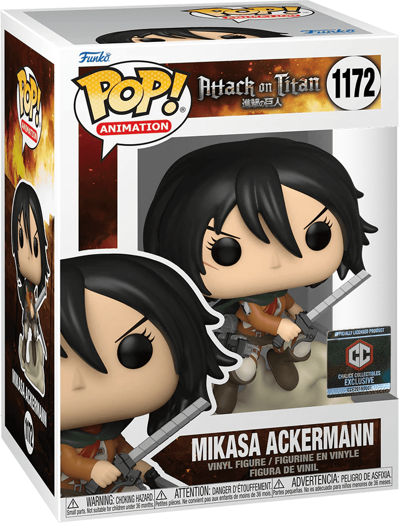 Attack On Titan Mikasa Ackermann (With Swords) Exclusive Funko Pop #1172 - Undiscovered Realm