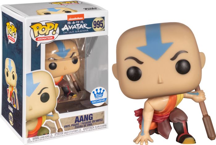 Avatar The Last Airbender Aang (Crouching) Exclusive Funko Pop! #995 - Undiscovered Realm