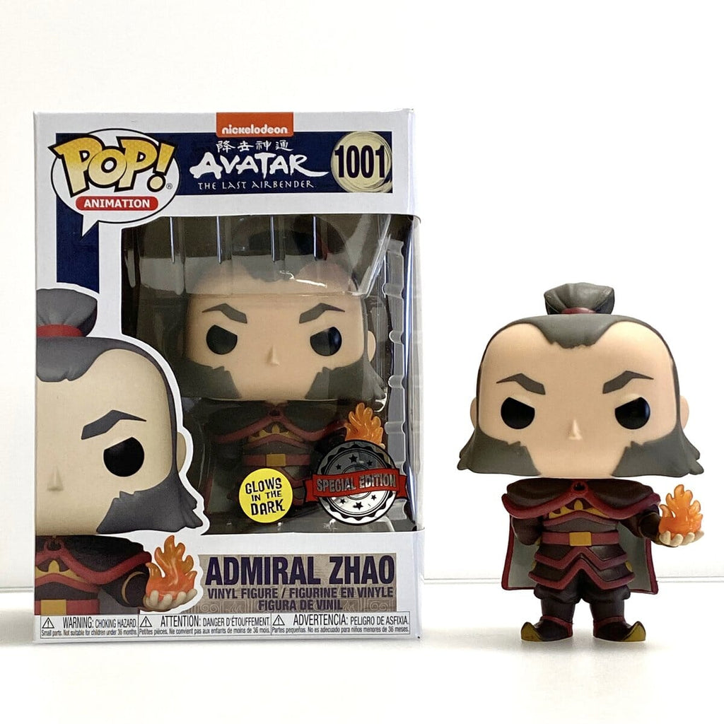 Avatar The Last Airbender Admiral Zhao with Fireball Glow Exclusive Funko Pop! #1001 (Special Edition Sticker) - Undiscovered Realm