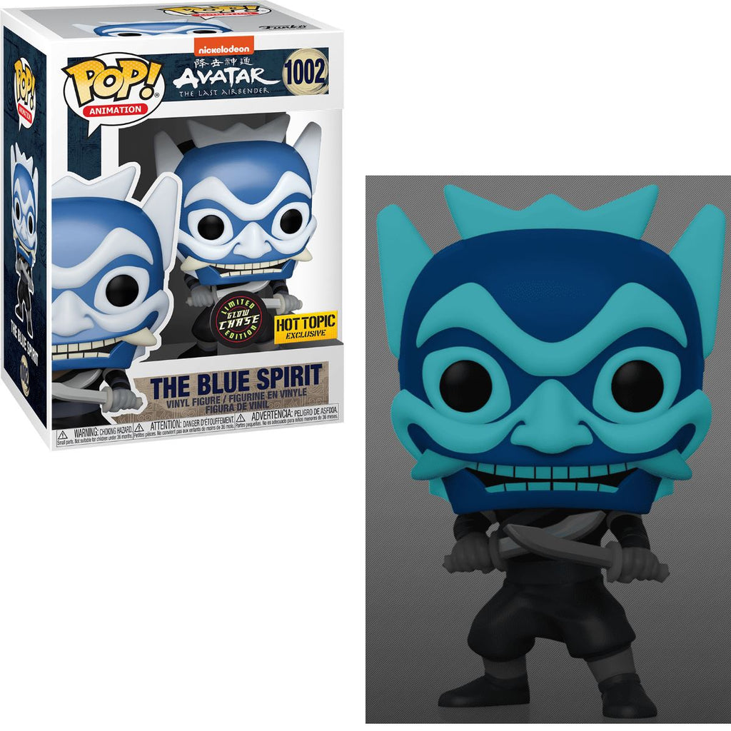 Funko Pop! Avatar The Last Airbender Blue Spirit Glow Chase Exclusive #1002 