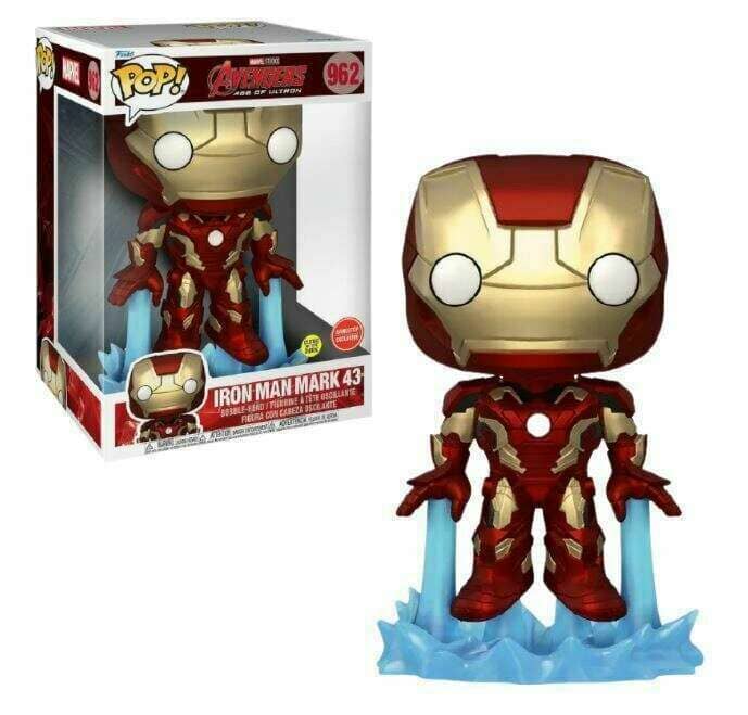Avengers Age of Ultron Iron Man Mark 43 (Glow) 10 Inch Exclusive Funko Pop! #962 - Undiscovered Realm