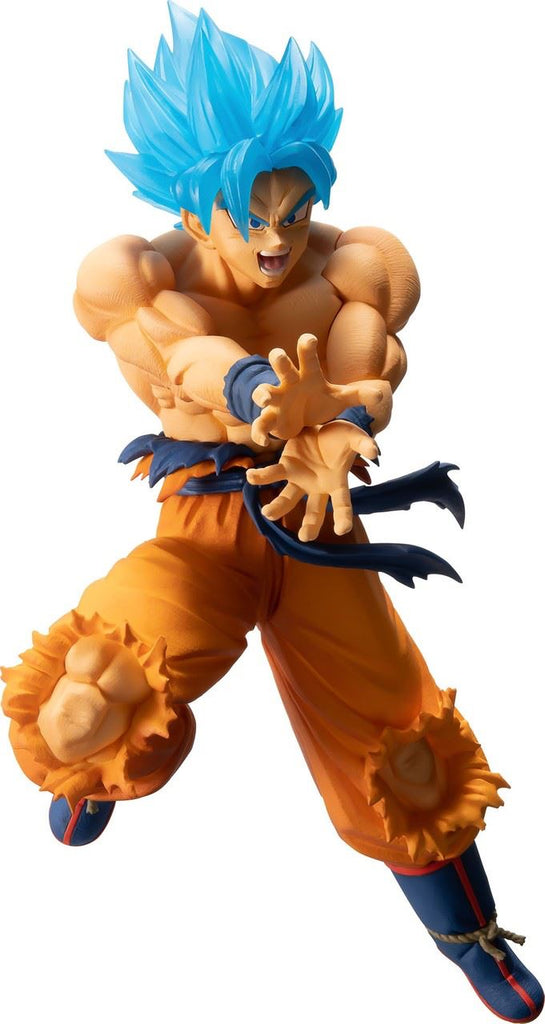 Bandai Ichiban Kuji Dragon Ball Super Saiyan God SS Son Goku Figure (Blue) - Undiscovered Realm