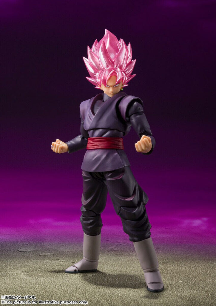 Bandai S.H.Figuarts Dragon Ball Super Goku Black Super Saiyan Rose Figure - Undiscovered Realm