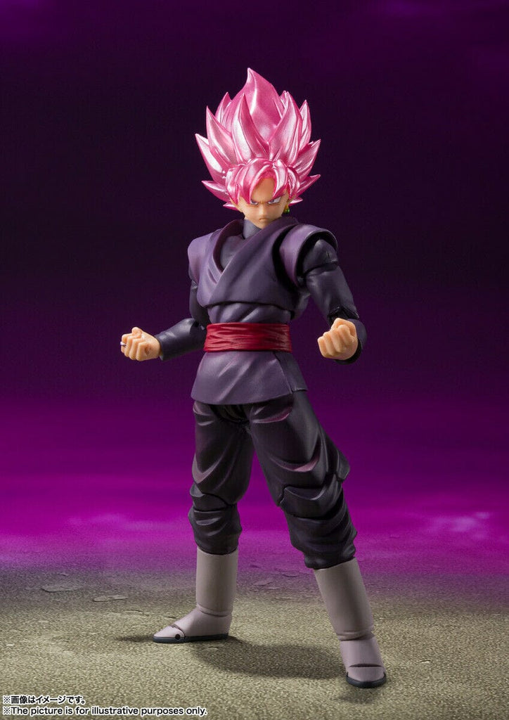 Bandai S.H.Figuarts Dragon Ball Super Goku Black Super Saiyan Rose Figure - Undiscovered Realm