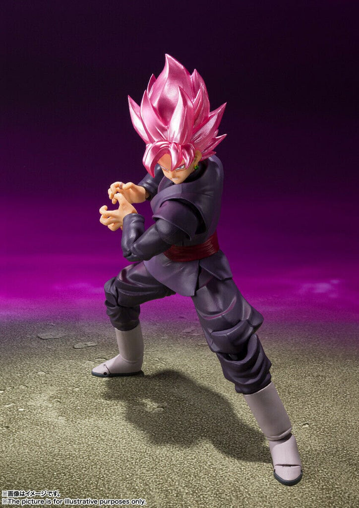 Bandai S.H.Figuarts Dragon Ball Super Goku Black Super Saiyan Rose Figure - Undiscovered Realm