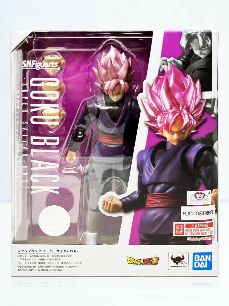 Bandai S.H.Figuarts Dragon Ball Super Goku Black Super Saiyan Rose Figure - Undiscovered Realm