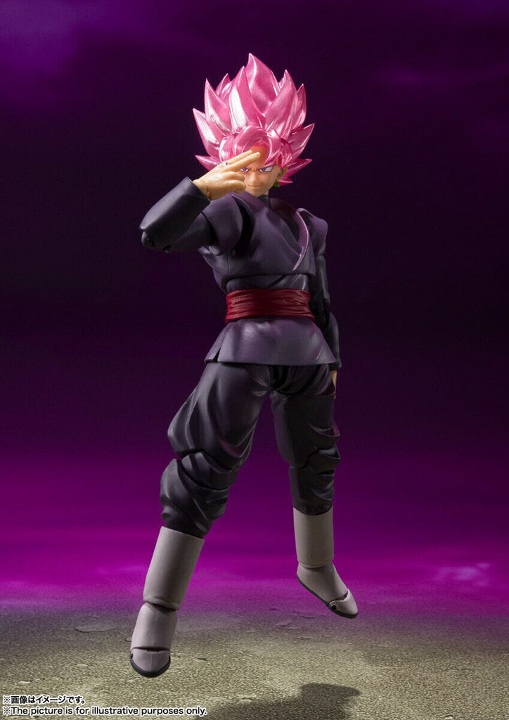 Bandai S.H.Figuarts Dragon Ball Super Goku Black Super Saiyan Rose Figure - Undiscovered Realm