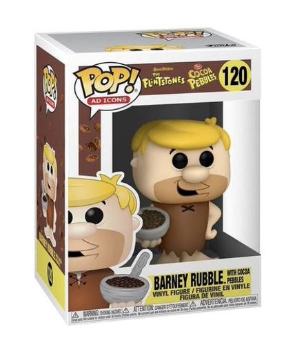 Barney Rubble w/ Cocoa Pebbles Flintstones Cereal Ad Icons Funko Pop! #120 - Undiscovered Realm