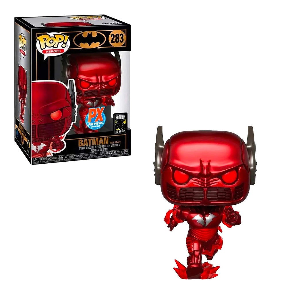 Batman 80th Anniversary Batman Red Death Exclusive Funko Pop! #283 - Undiscovered Realm