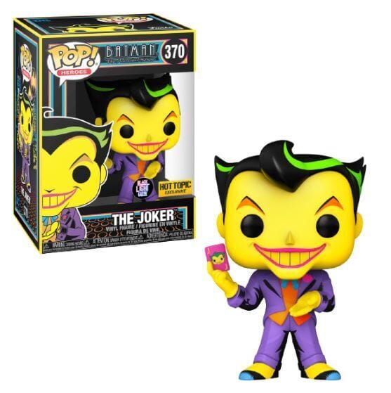 Batman The Animated Series The Joker Blacklight Exclusive Funko Pop! #370 - Undiscovered Realm