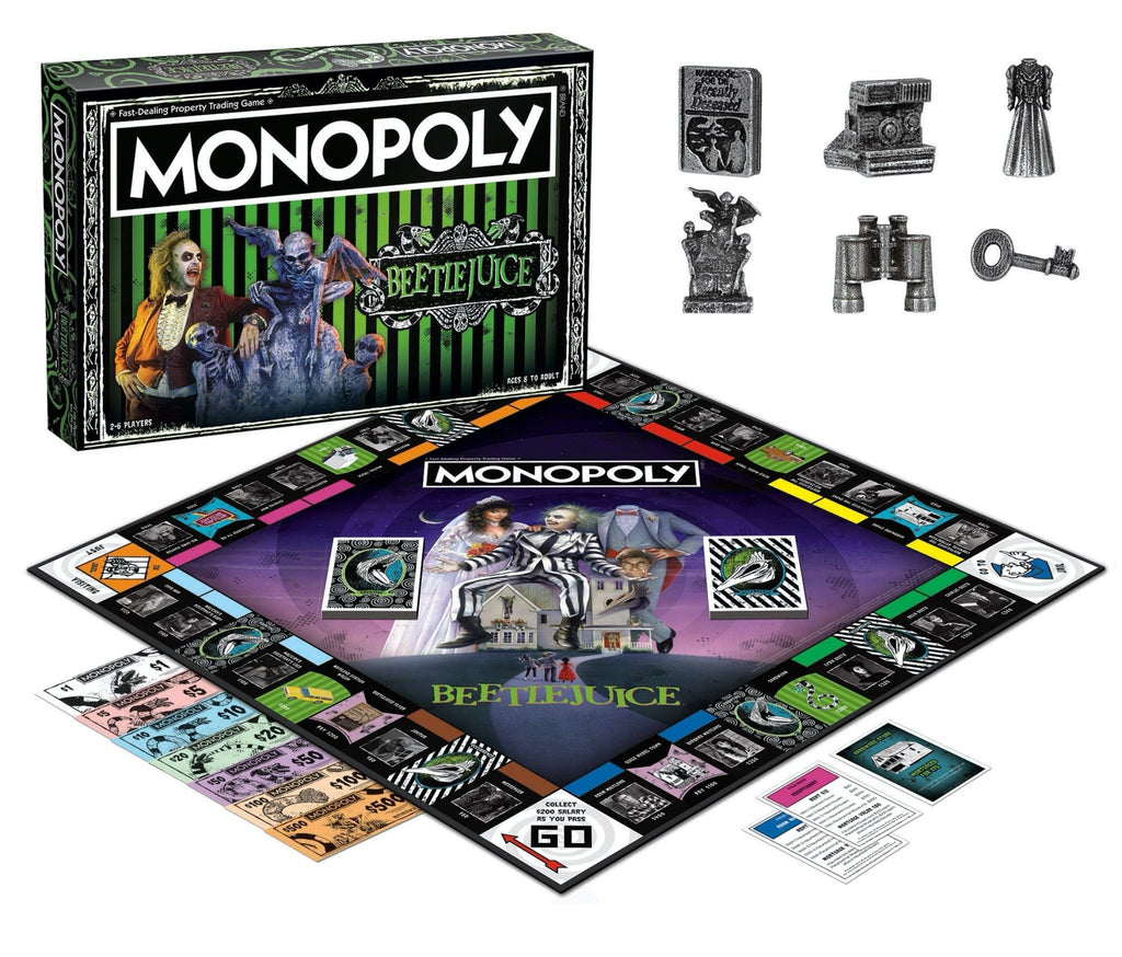 Beetlejuice Monopoly Board Game - Undiscovered Realm