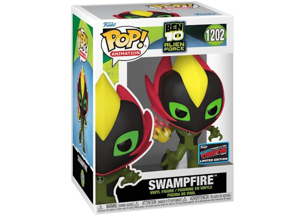 Ben 10 Swampfire NYCC (Official Sticker) Exclusive #1202 - Undiscovered Realm