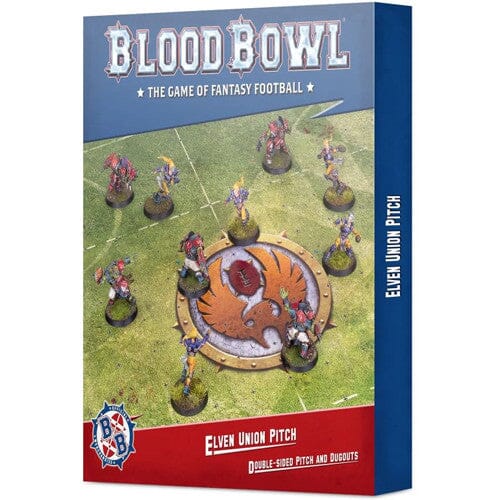 Blood Bowl: Elven Union Team - Pitch & Dugouts - Undiscovered Realm
