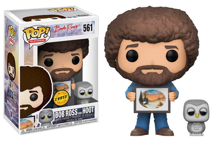 Bob Ross and Hoot Chase Funko Pop! #561 - Undiscovered Realm