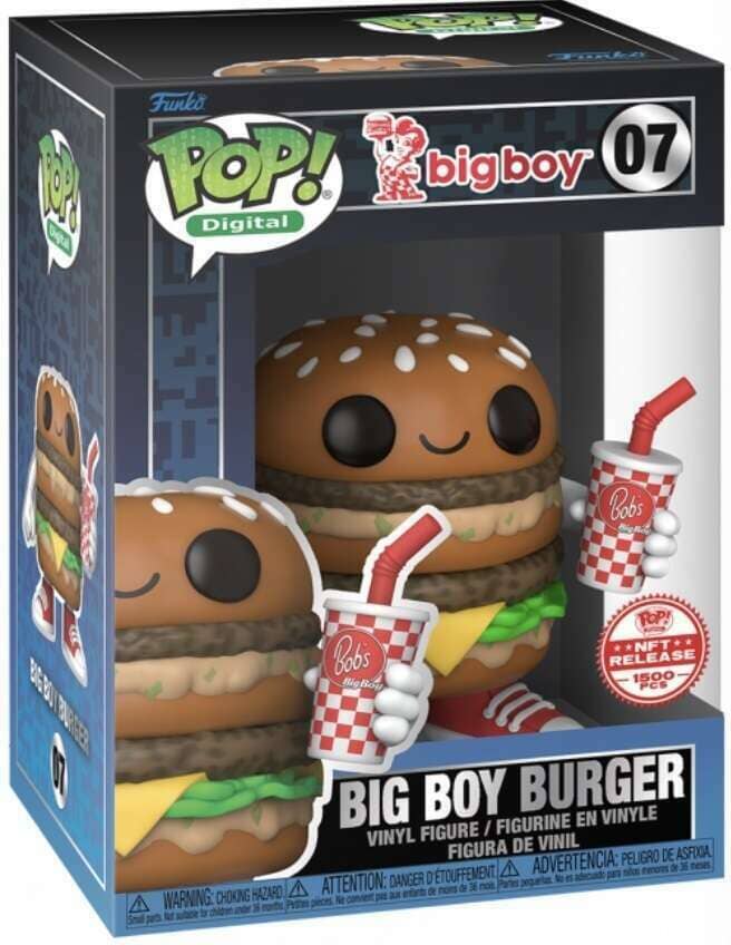 Bobs Big Boy Burger NFT Exclusive Funko Pop! #07 (1,500 PCS) - Undiscovered Realm
