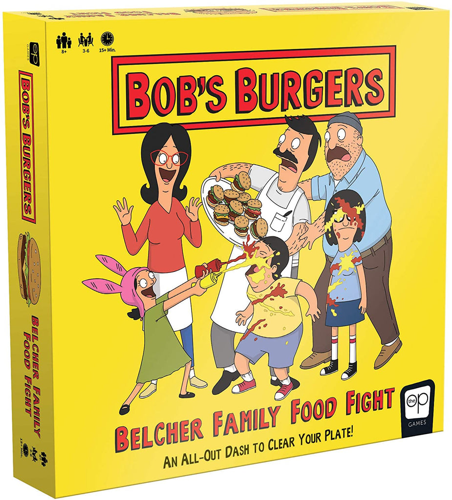 Bob's Burgers: Belcher Family Food Fight Board Game - Undiscovered Realm