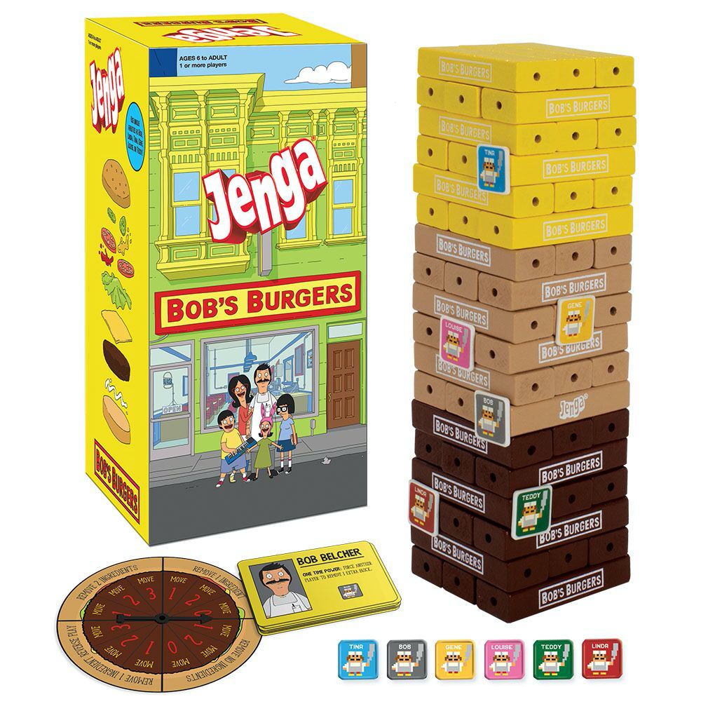 Bob's Burgers Jenga Board Game - Undiscovered Realm