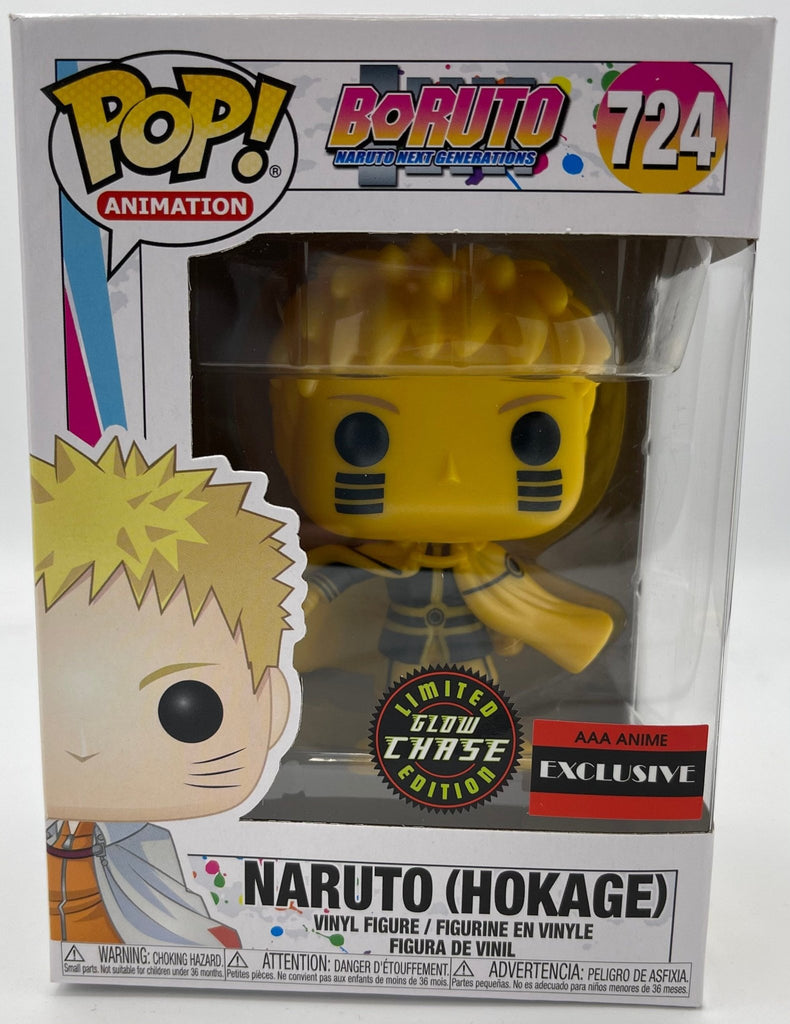 Boruto Next Generations Naruto (Hokage) Glow Chase Exclusive Funko Pop! #724 (Shelf Wear) - Undiscovered Realm
