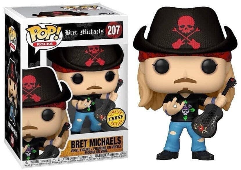 Bret Michaels w/Hat Chase Funko Pop! Rocks #207 - Undiscovered Realm