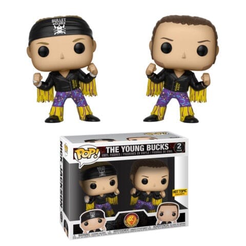 Bullet Club Young Bucks (Purple & Gold) Funko Pop! Exclusive 2 Pack - Undiscovered Realm