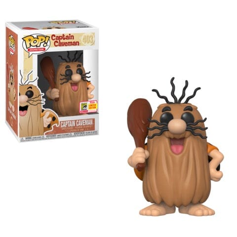 Captain Caveman SDCC (Official Sticker) Exclusive Funko Pop! #403 - Undiscovered Realm