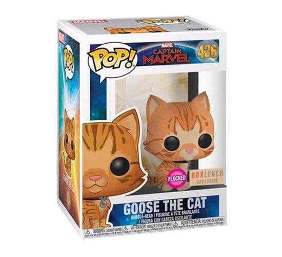 Captain Marvel Goose the Cat Flocked Exclusive Funko Pop! #426 - Undiscovered Realm
