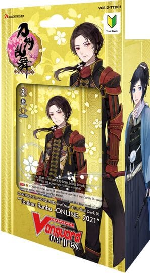 Cardfight Vanguard Overdress: Touken Ranbu ONLINE- Trial Deck 2021 - Undiscovered Realm