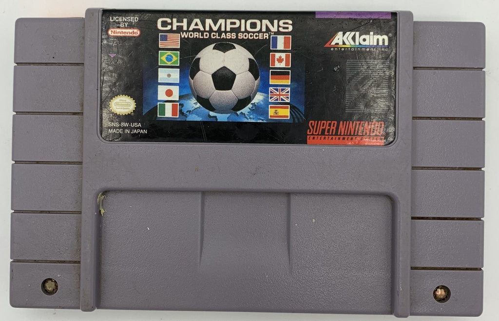 Champions World Class Soccer for the Super Nintendo (SNES) (Loose Game) - Undiscovered Realm