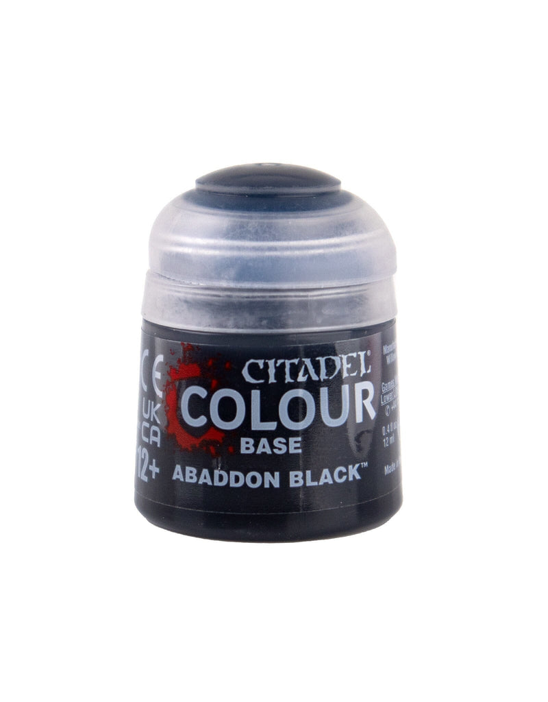 Citadel Base Paint: Abaddon Black (12ml)