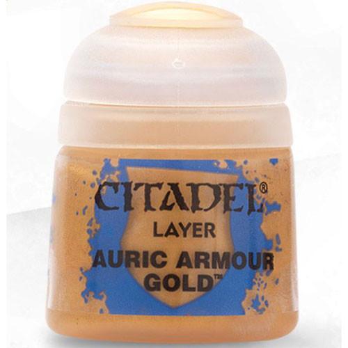 Citadel Layer Paint: Auric Armour Gold (12ml) - Undiscovered Realm