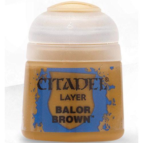 Citadel Layer Paint: Balor Brown (12ml) - Undiscovered Realm