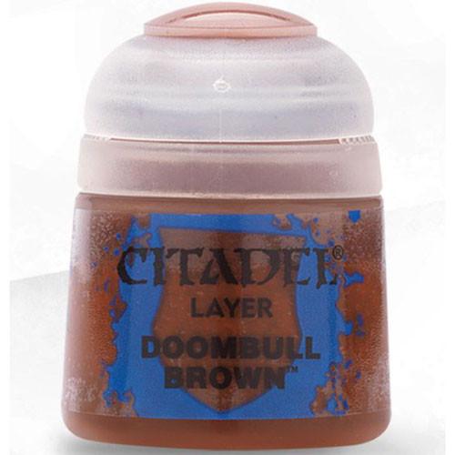Citadel Layer Paint: Doombull Brown (12ml) - Undiscovered Realm