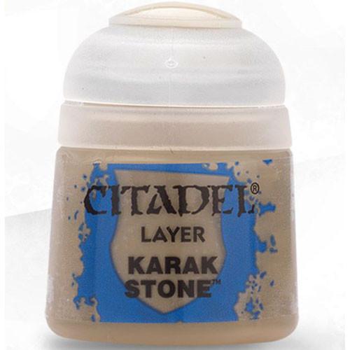 Citadel Layer Paint: Karak Stone (12ml) - Undiscovered Realm