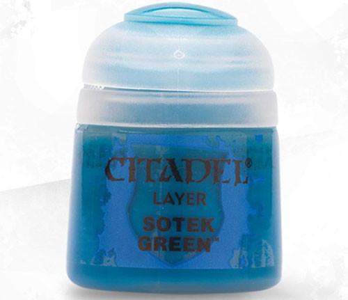 Citadel Layer Paint: Sotek Green (12ml) - Undiscovered Realm