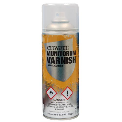 Citadel Munitorum Varnish Spray Can - Undiscovered Realm