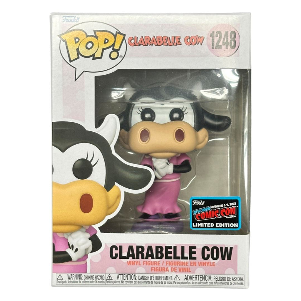 Clarabelle Cow NYCC (Official Sticker) Exclusive Funko Pop! #1248 - Undiscovered Realm