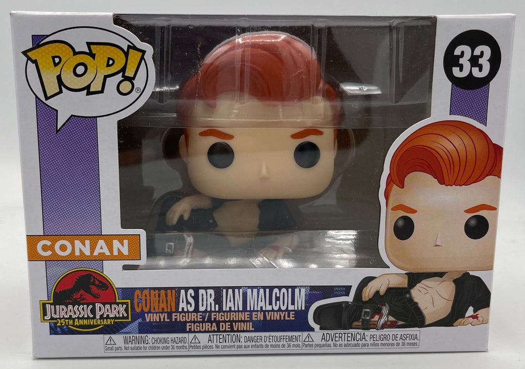 Conan as Dr. Ian Malcolm Exclusive Funko Pop! #33 - Undiscovered Realm