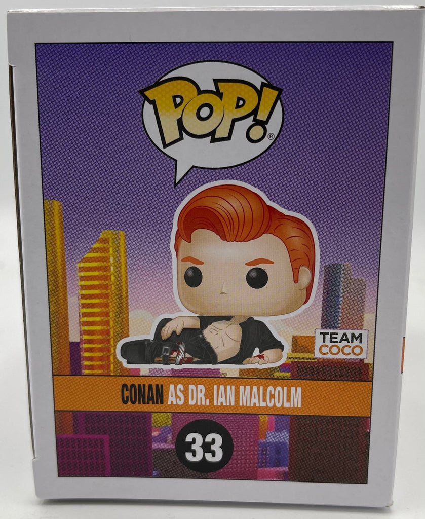 Conan as Dr. Ian Malcolm Exclusive Funko Pop! #33 - Undiscovered Realm