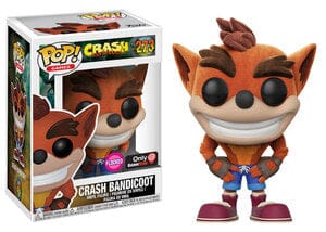 Crash Bandicoot Flocked Exclusive Funko Pop! #273 - Undiscovered Realm