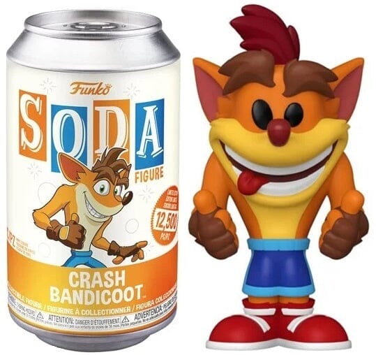 Crash Bandicoot Funko Vinyl Soda (Opened Can) - Undiscovered Realm