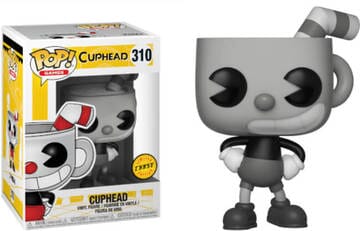 Cuphead (Black & White) Chase Funko Pop! #310 - Undiscovered Realm