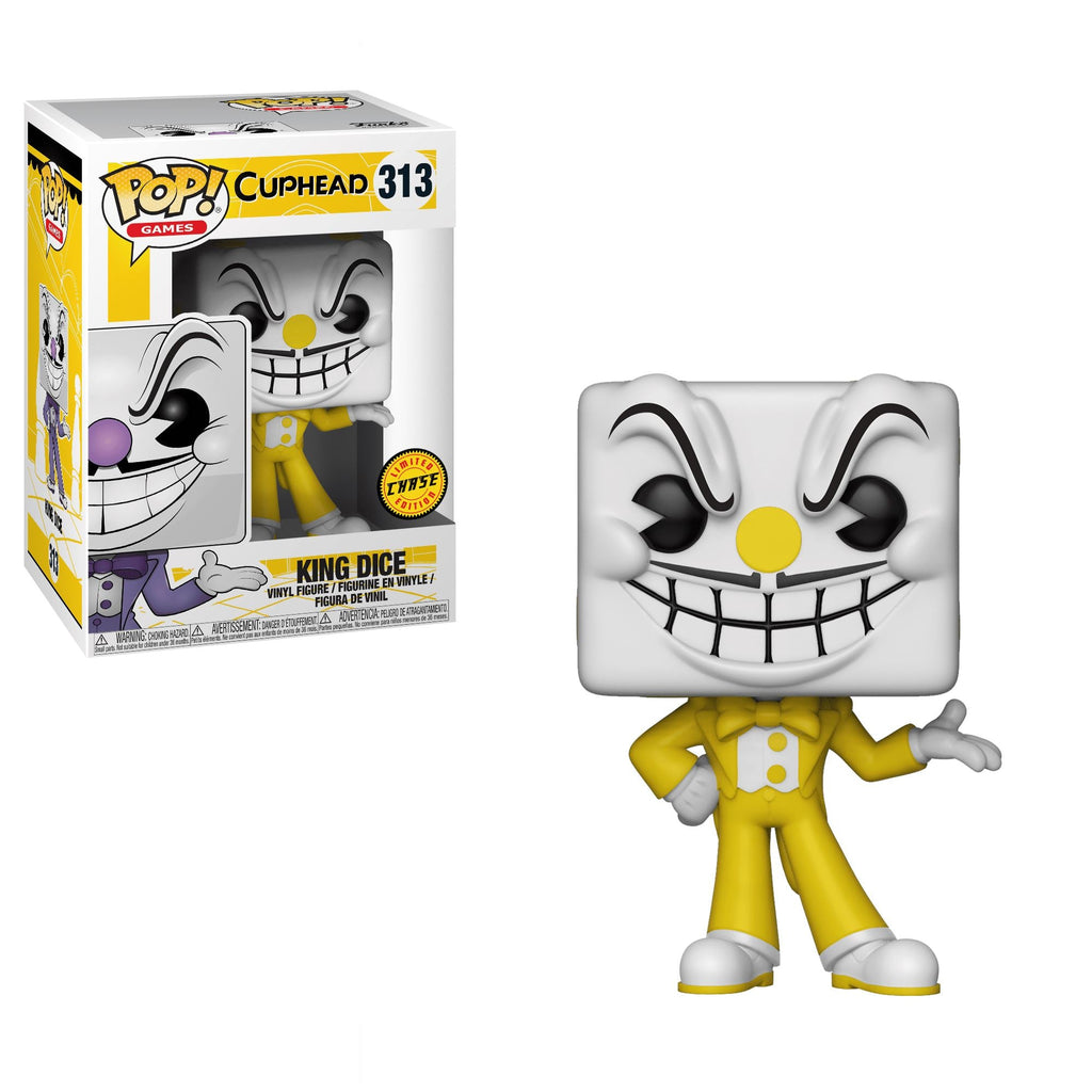 Cuphead King Dice (Yellow Tux) Chase Funko Pop! #313 - Undiscovered Realm