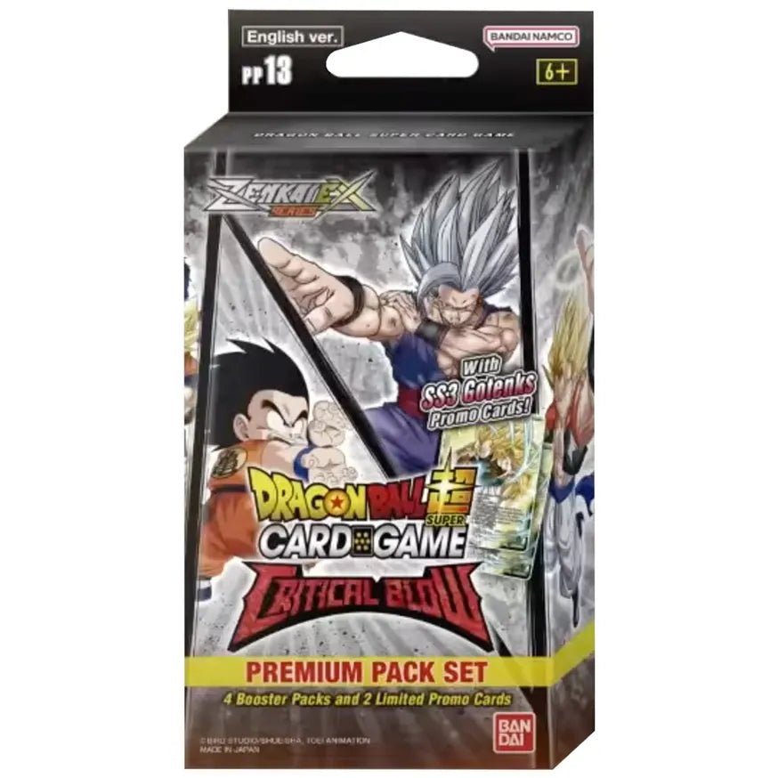 DBS TCG Critical Blow Premium Pack Set 13 - Undiscovered Realm