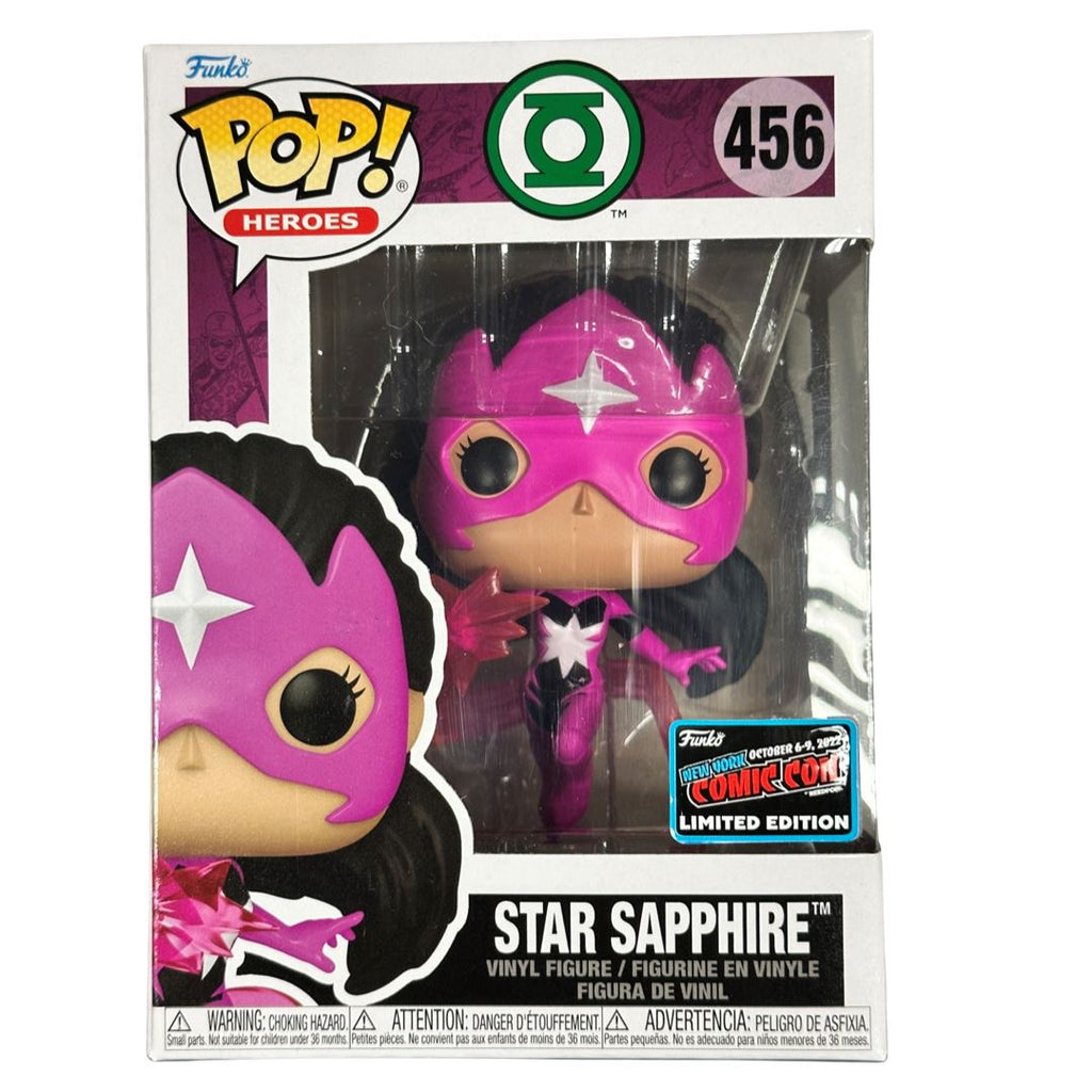 DC Green Lantern Star Sapphire NYCC (Official Sticker) Exclusive Funko Pop! #456 - Undiscovered Realm