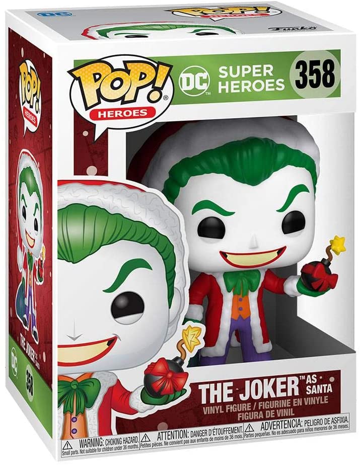DC Holiday The Joker As Santa Funko Pop! #358 - Undiscovered Realm