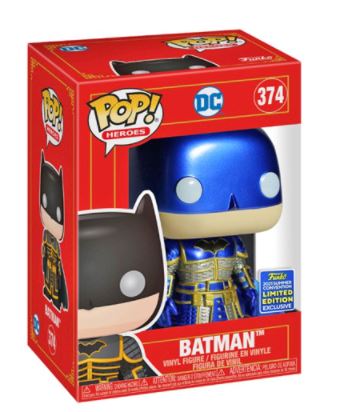 DC Imperial Palace Batman (Blue) Metallic China Exclusive Funko Pop! #374 - Undiscovered Realm