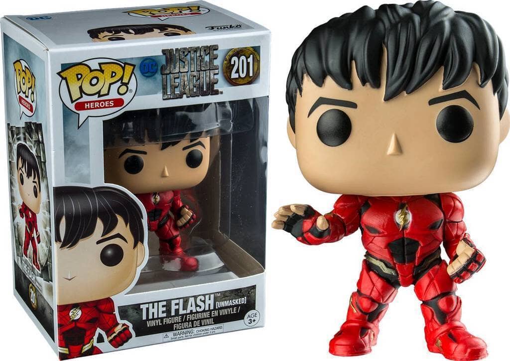 DC Justice League The Flash Unmasked Exclusive Funko Pop! #201 - Undiscovered Realm