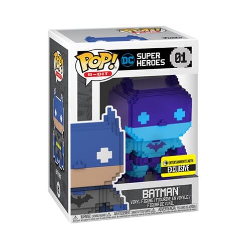 DC Super Heroes Batman (Purple & Blue) 8 Bit Exclusive Funko Pop! #01 - Undiscovered Realm