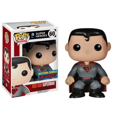 DC Super Heroes Red Son Superman Exclusive Funko Pop! #60 - Undiscovered Realm
